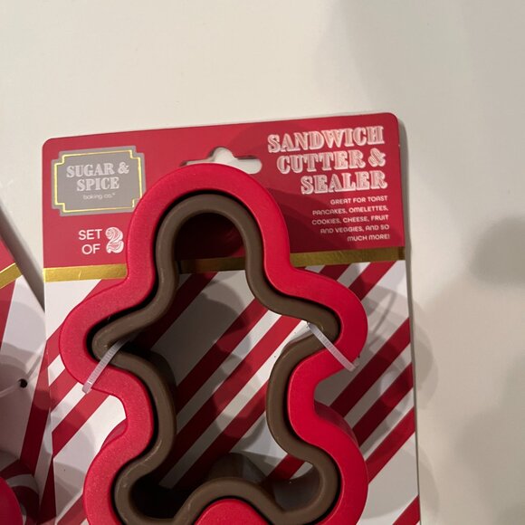 Sandwich Cutter & Sealer  /‎ Cookie Cutters (2 packs / 2  per pack) NEW. (h/x) - Picture 6 of 7